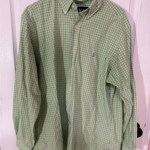 Ralph Lauren Green Plaid Men's Shirt